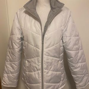 White faded glory jacket size large